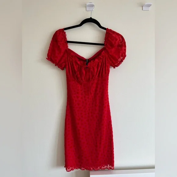 open lace back dress Motel Rocks Namjun Midi Dress Small main image 0